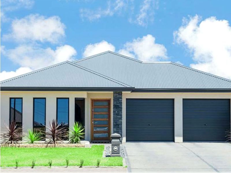 Boulevarde home design façade from the LA Elegant Homes design range